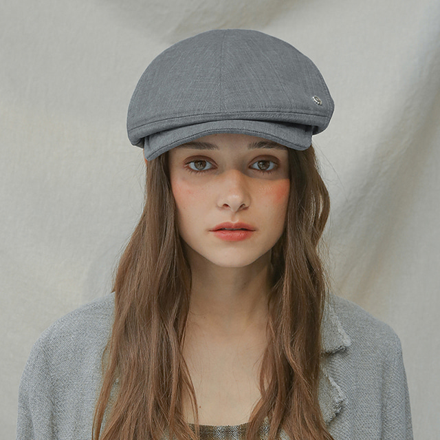 Simple Newsboy cap -Grey
