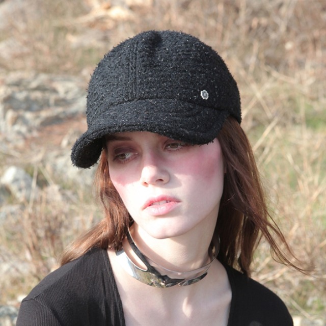 Tweed cap - Black