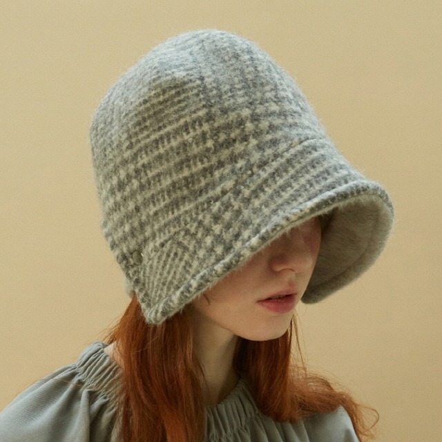 Reversible strap bonnet – Alpaca grey