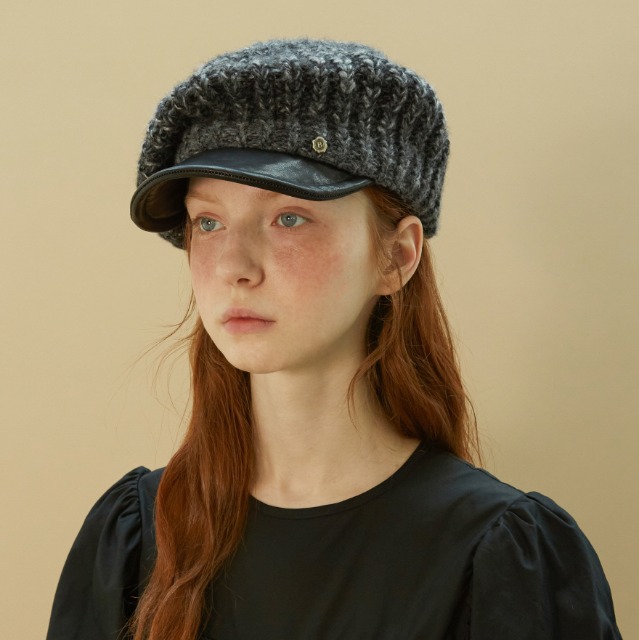 Duck beret – Knitting grey