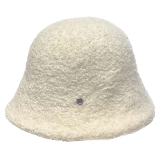 Winter Boucle Hat - White