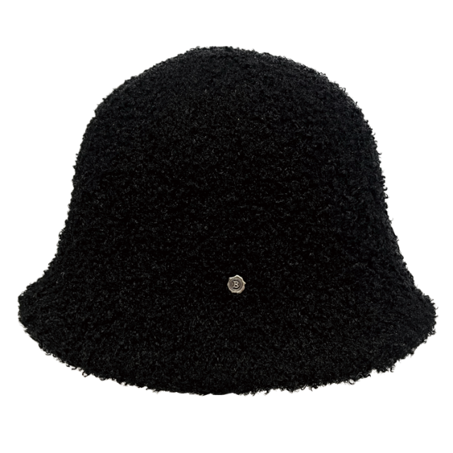 Winter Boucle Hat - Black